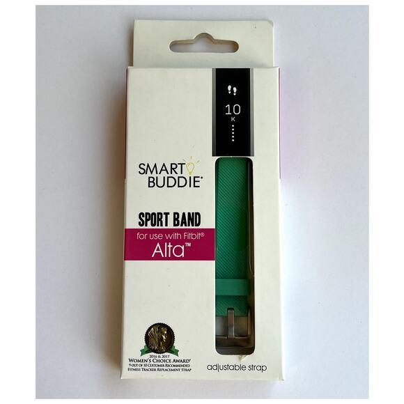 Smart Buddie Sport Band Green Fitbit Alta New - Picture 1 of 5